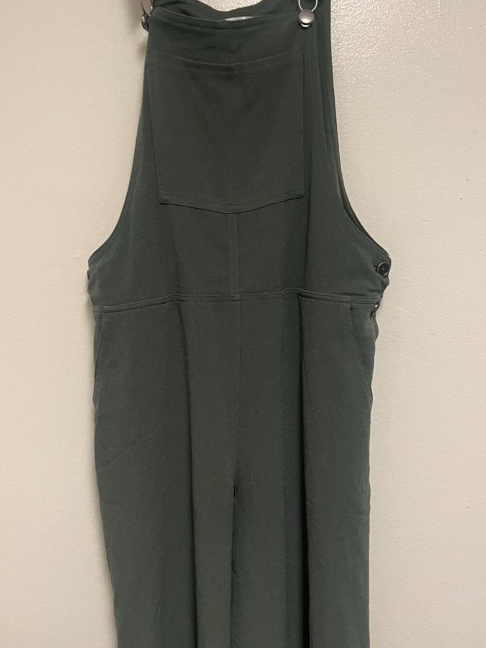 Xhilaration Green Wide-Leg Overalls Size M